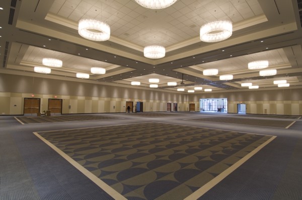 Vancouver Island Conference Centre : Acousti-trac - Acousti-trac upper wall acoustic panels