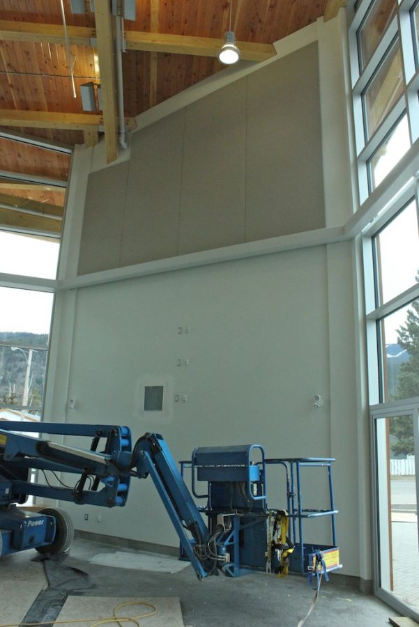 North West Community College : Acousti-trac - More finished panels at North West Comm. College.